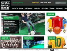 Tablet Screenshot of nationalfootballmuseum.com